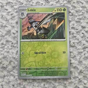 POKEMON TCG Card Lokix Stellar Crown Reverse Holo 016/142